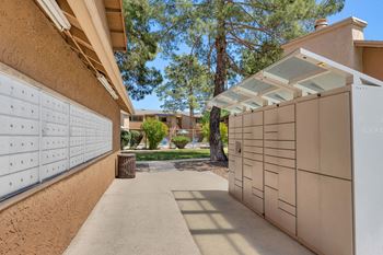 Package receiving lockers